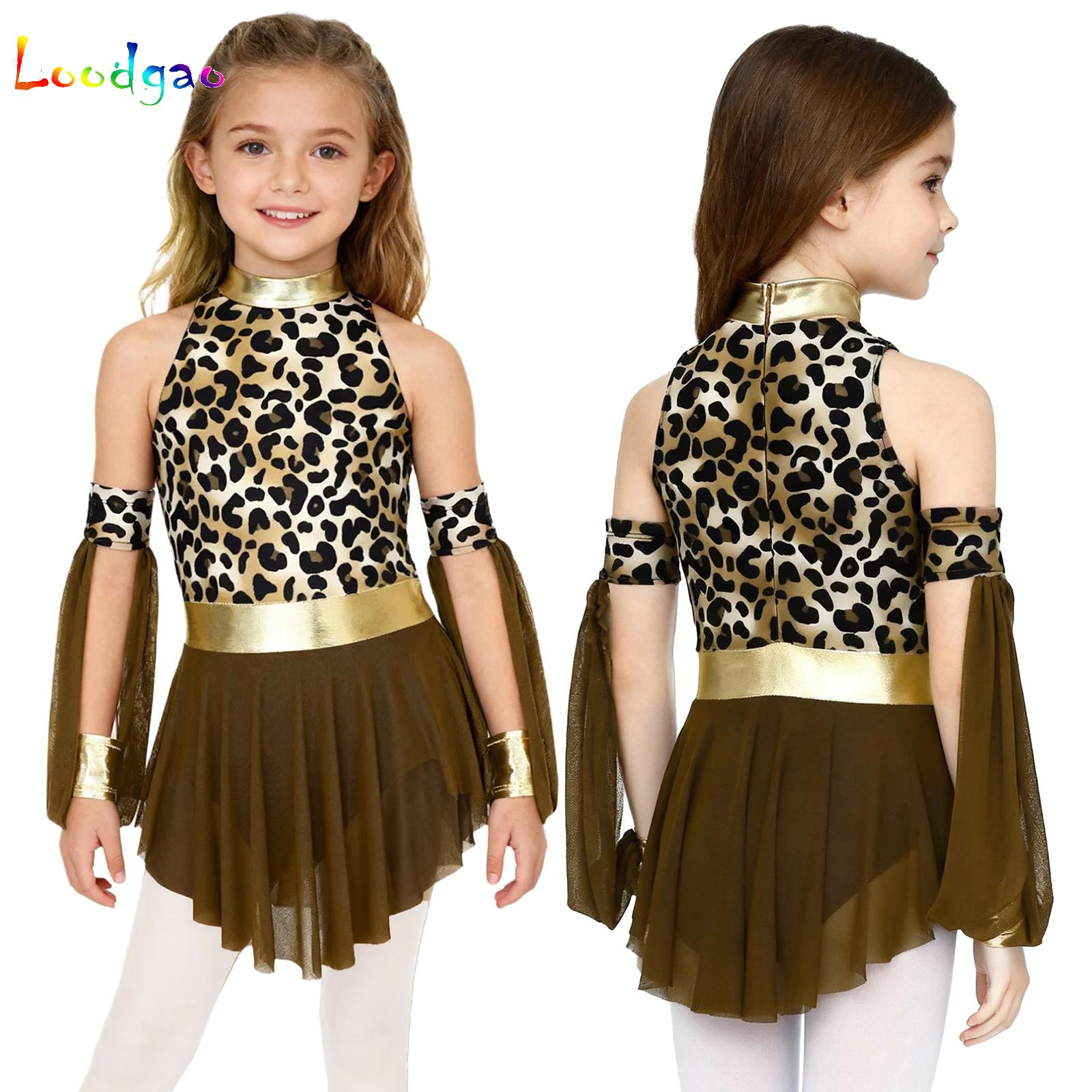 Summer Clothing Girls - Crianças leopardo selvagem homem das cavernas
