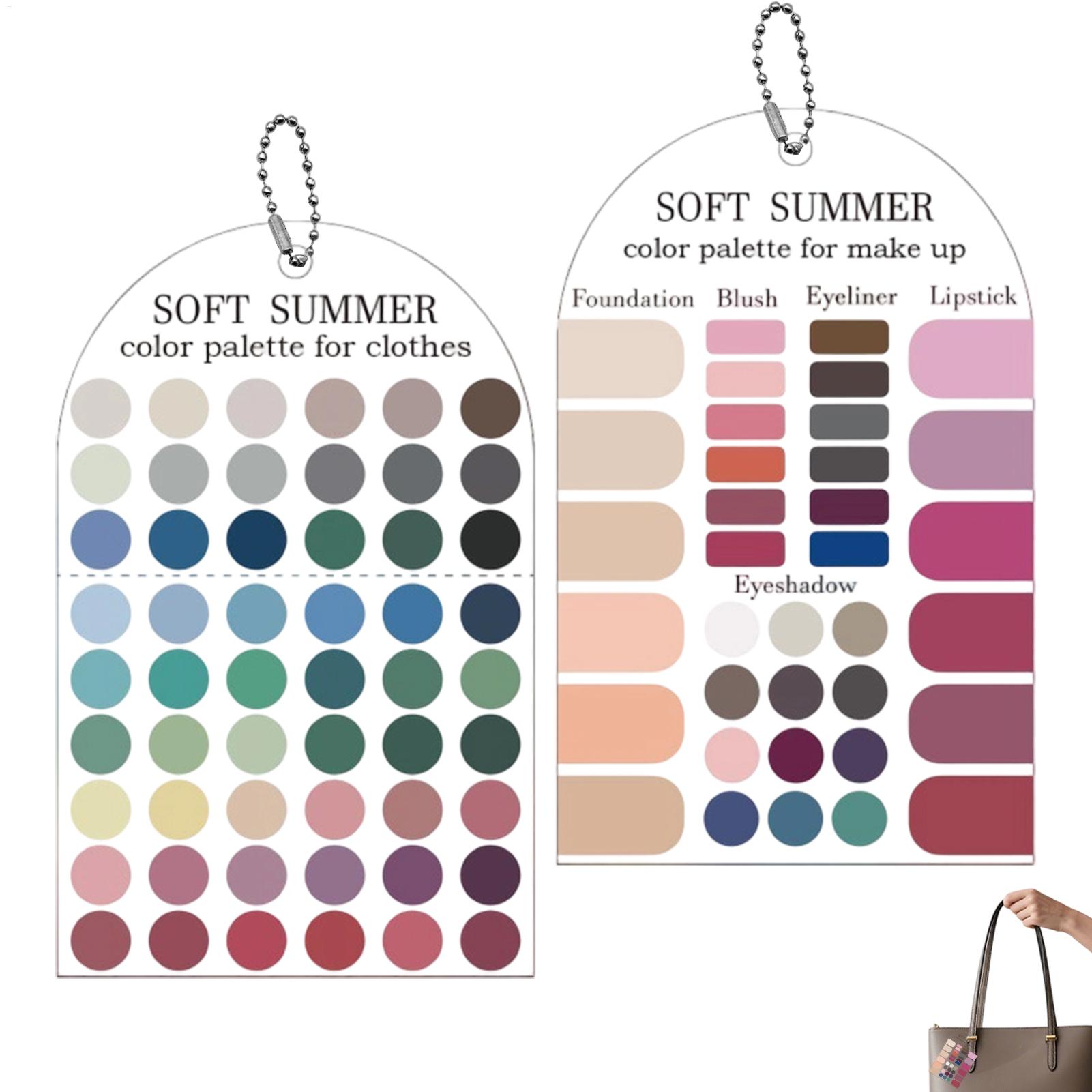 Summer Clothing Palette - 2 Cartões de Amostra de Cores