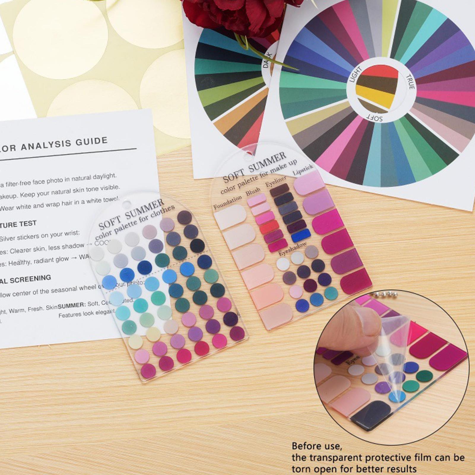 Summer Clothing Palette - Cartões de Paleta de Cores Soft
