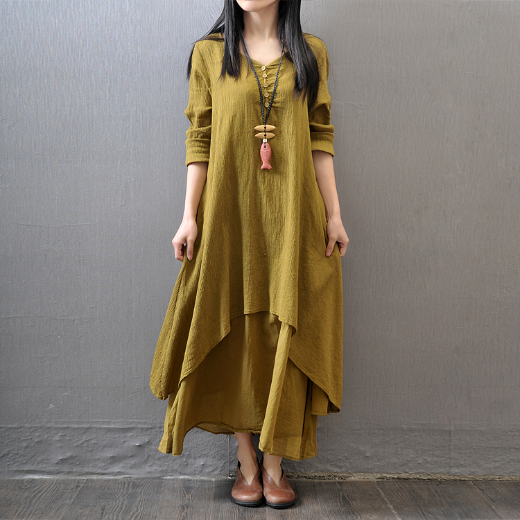 Indian Summer Vintage Clothing - Curties curties feminino Vestido Vintage, Boho