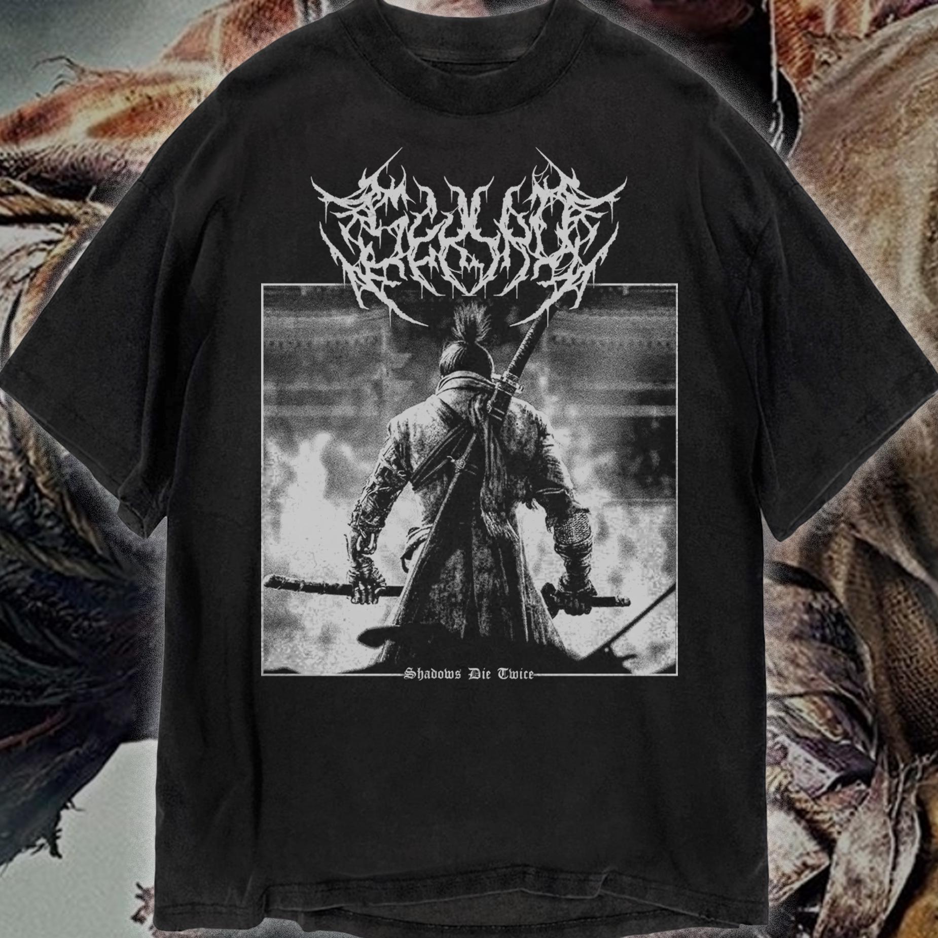 Summer Games Clothing - Camiseta de algodão puro estampada Sekiro