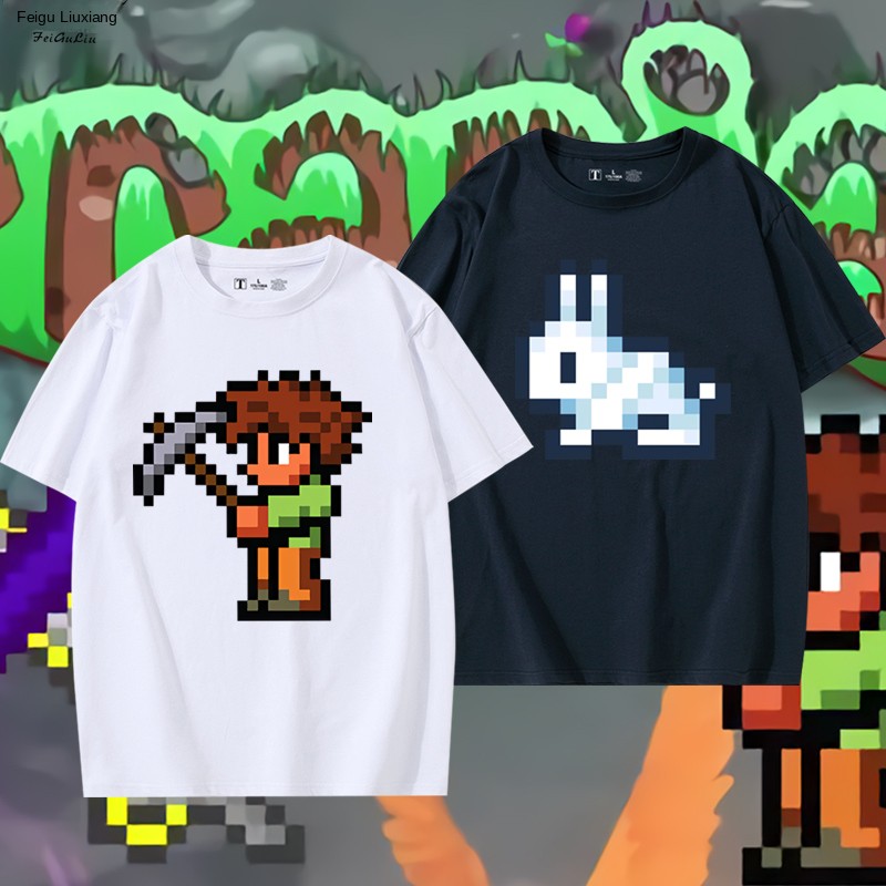 Summer Clothing Staples - Camiseta de Manga Curta com Padrão