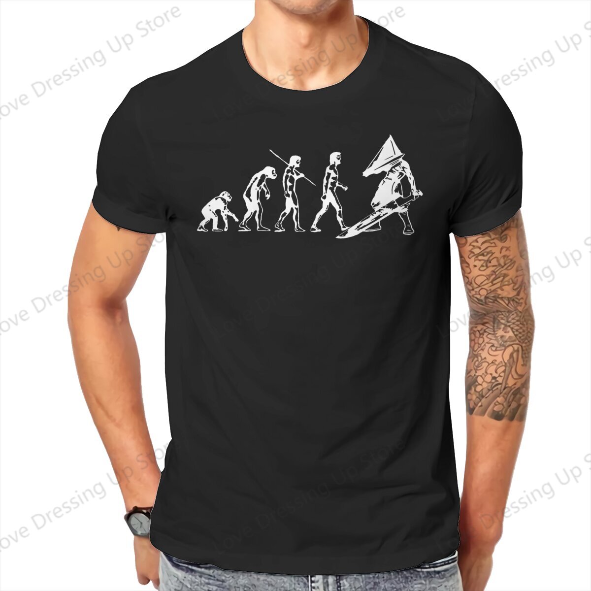 Summer Hill Clothing - T-shirt gráfica Silent Hill Guilt masculina,
