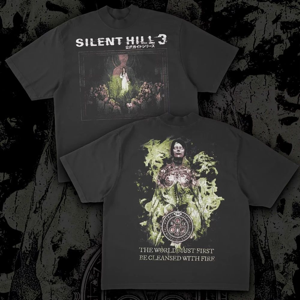 Summer Hill Clothing - Camiseta Clássica Silent Hill 4, Casual