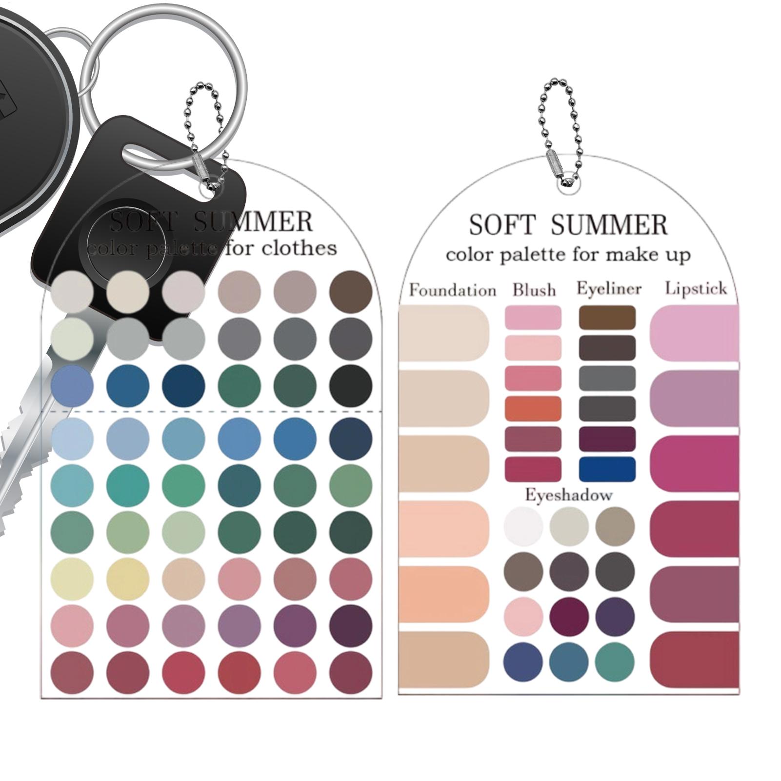 Summer Clothing Palette - Cartões de Amostra de Cores de
