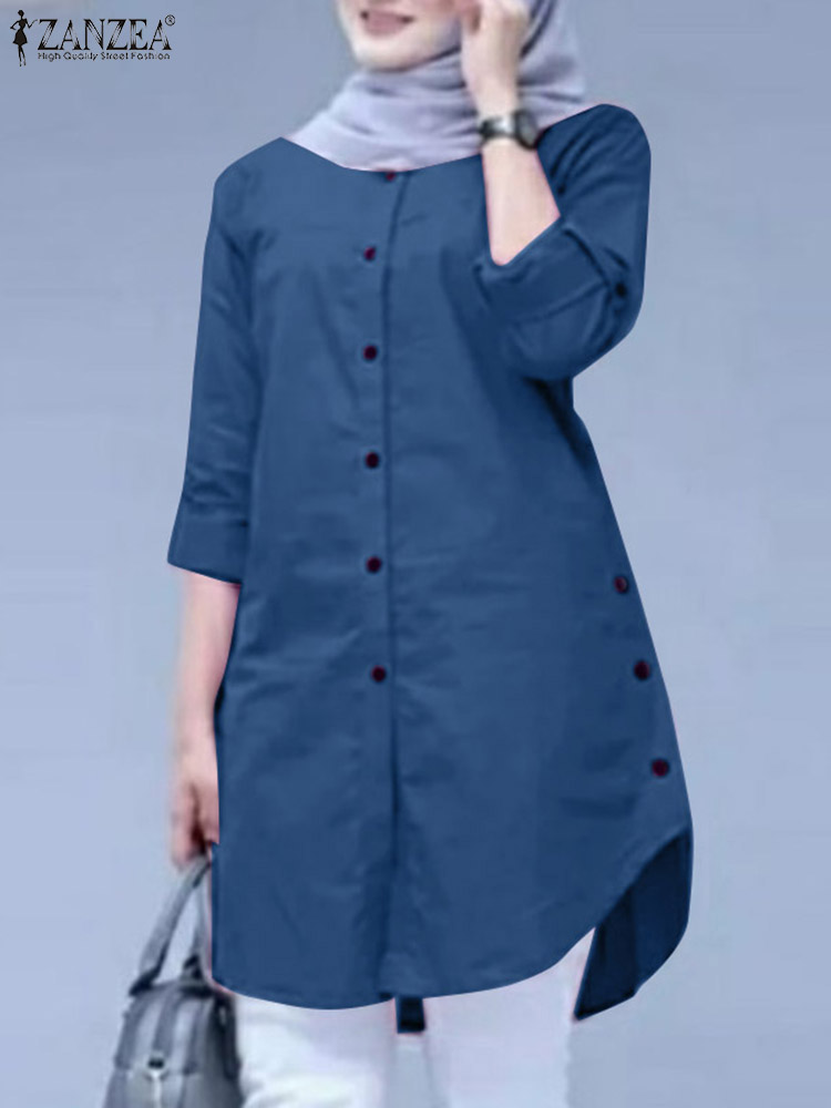 Summer Clothing Hijab - Camisa de Primavera ZANZEA 2026 Moda