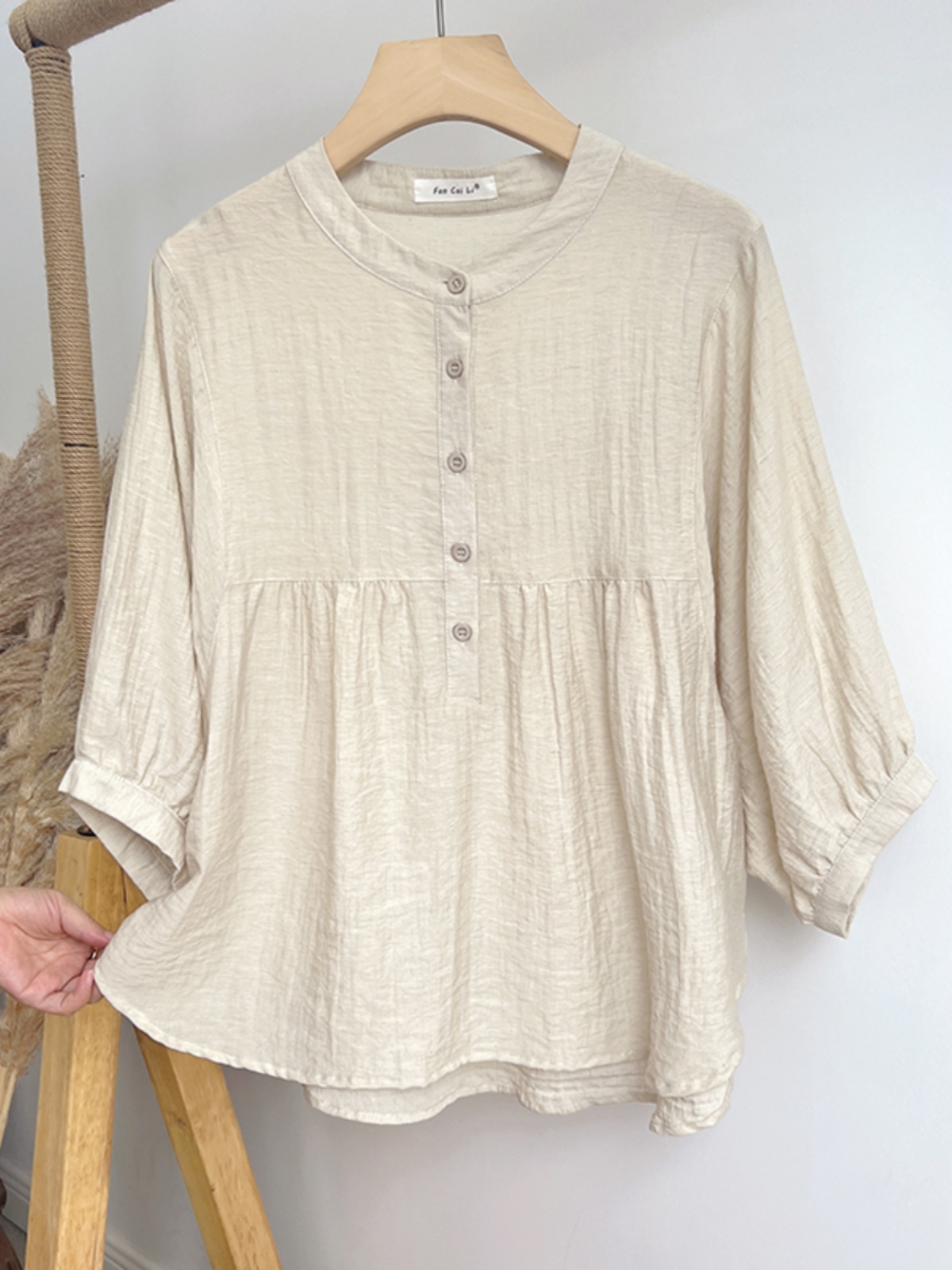 Summer Clothing In Japan - Camisas femininas soltas e finas com