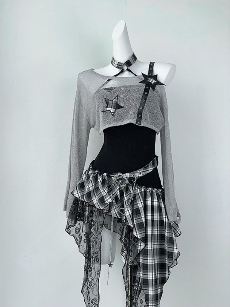 Summer Clothing Y2K - 2000s y2k picante menina design conjuntos