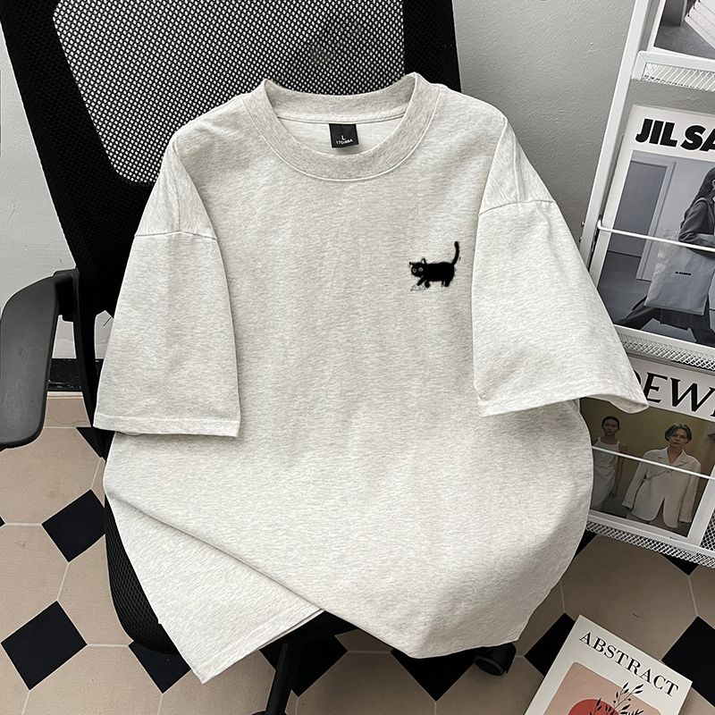 Summer Clothing Brands - Camiseta de algodão solta de manga