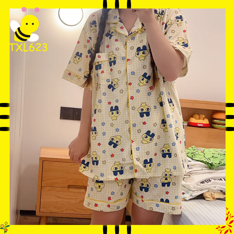 Summer Games Clothing - Conjunto de Pijama Feminino Tamagotchi Mameiji