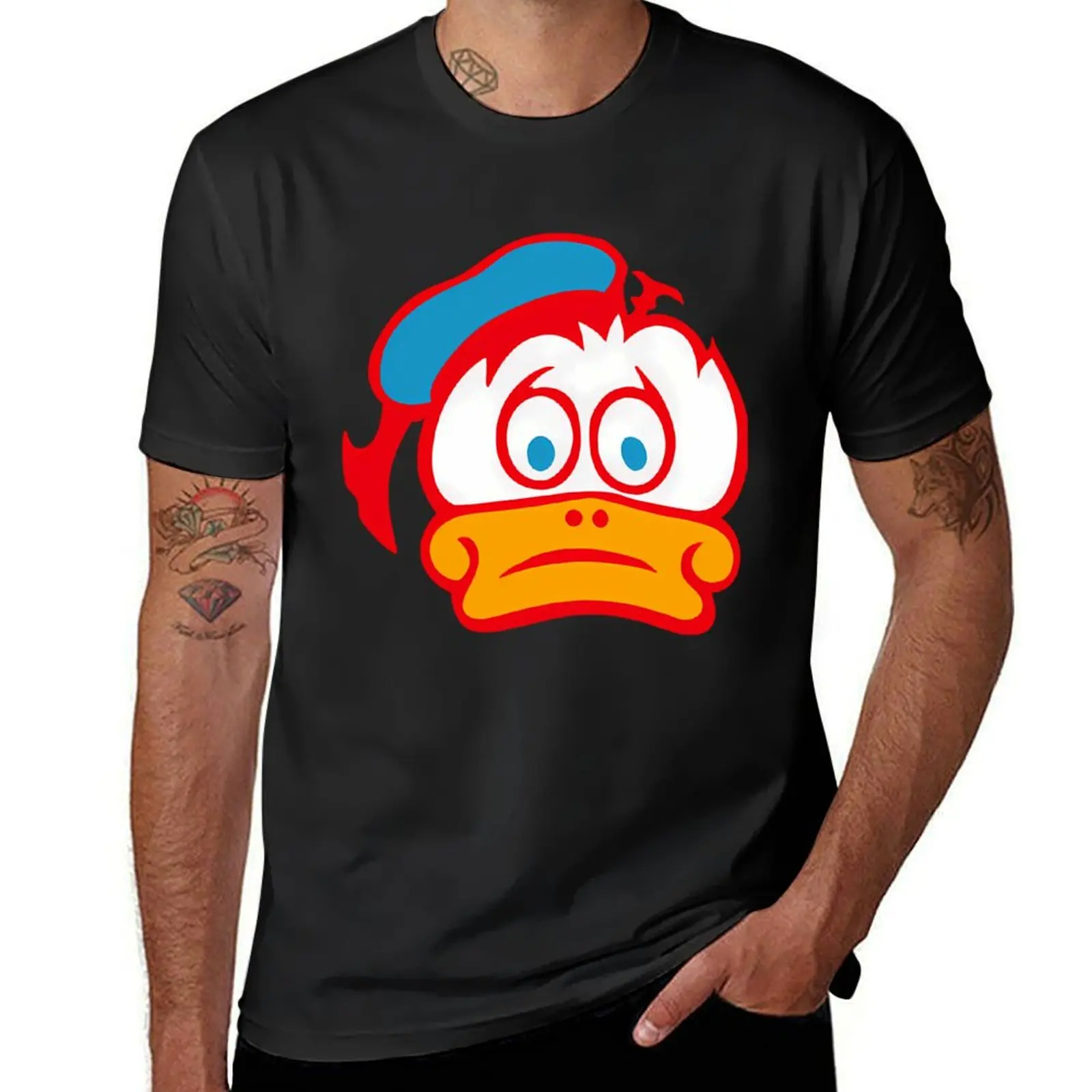 Summer Duck Clothing - Barry Sheene-T-shirt grande do logotipo do