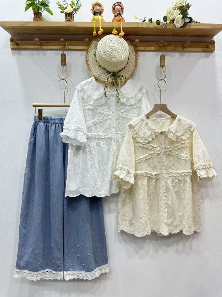 Summer Clothing In Japan - Mori kei roupas doce lolita camisa