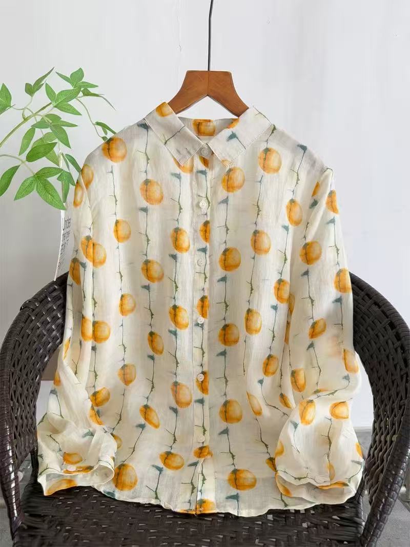 Camisas Vintage 2026 100% Rami - Summer Clothing In Japan avaliação e preço