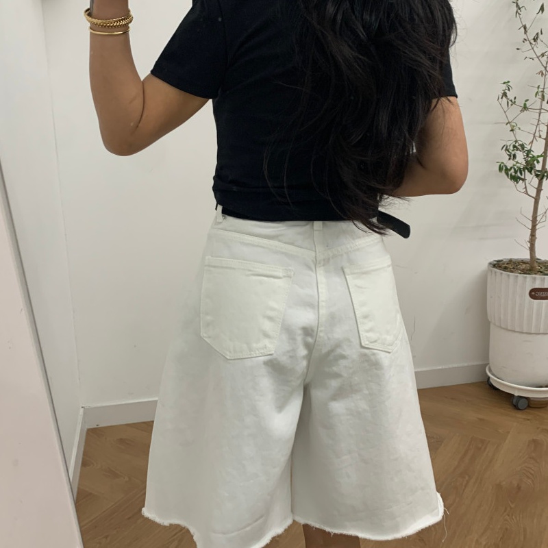 Calças Jeans Curtas Femininas  - Summer Clothing Y2K avaliação e preço