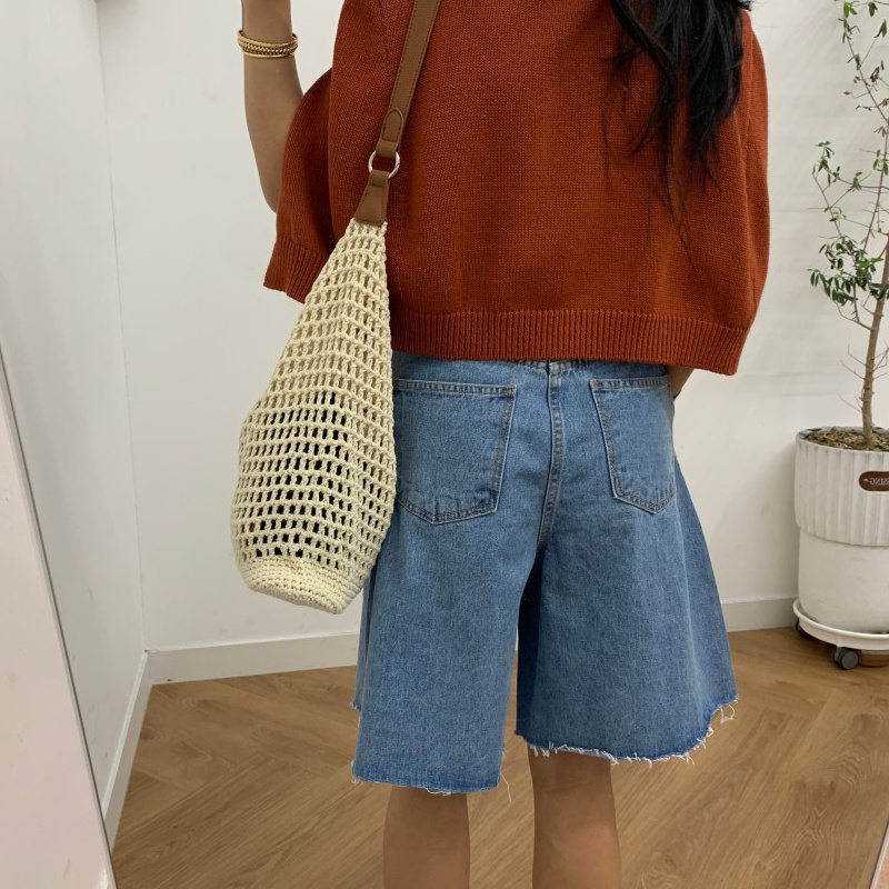Calças Jeans Curtas Femininas  - Summer Clothing Y2K avaliação e preço