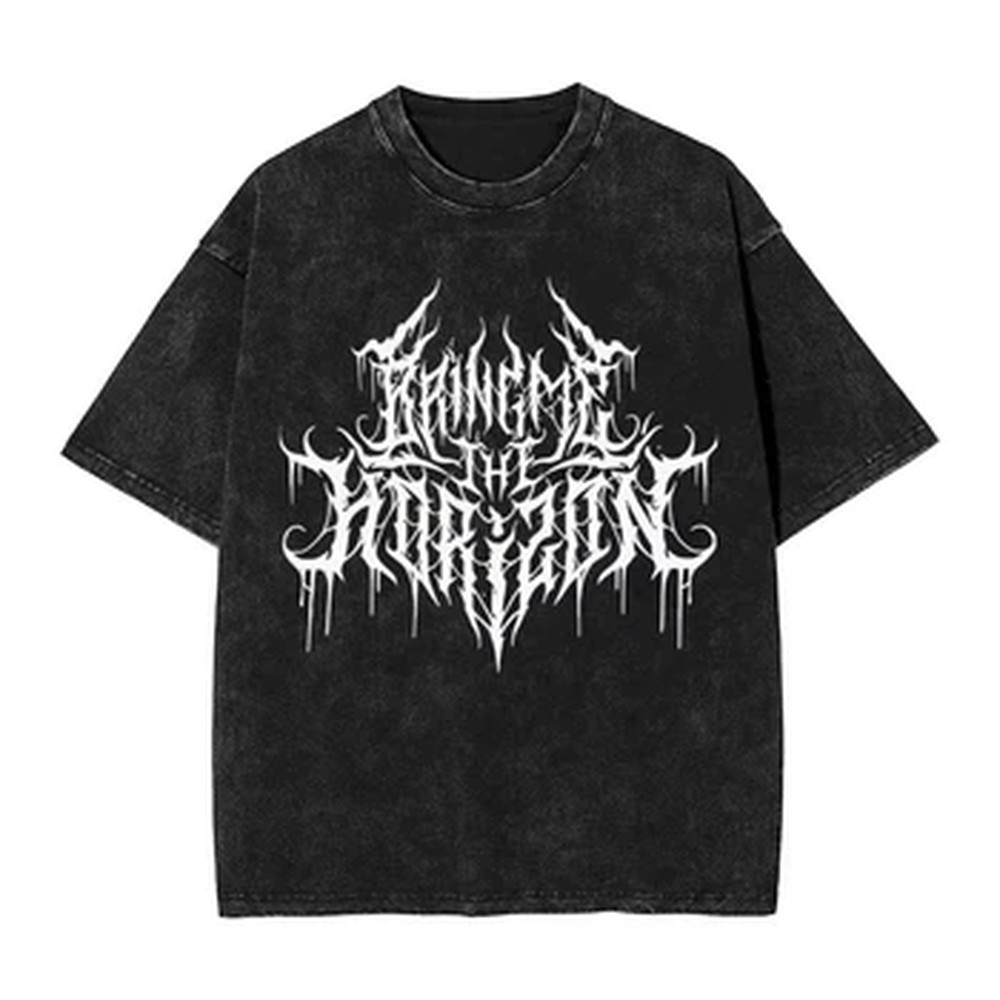 Camisetas Masculinas BMTH Brin - Vintage Summer Clothing Men avaliação e preço
