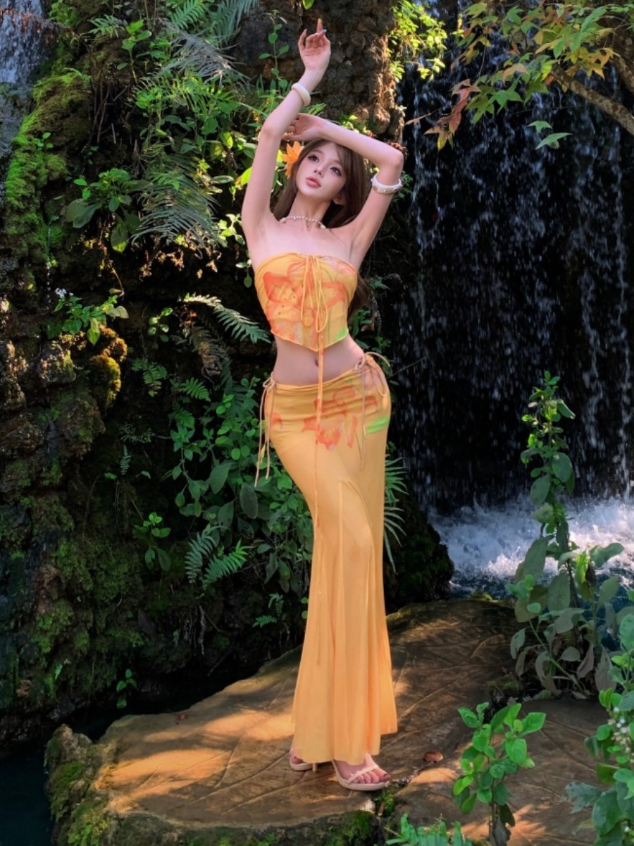 Conjunto Feminino de Verão Ama - Soft Summer Yellow Clothing avaliação e preço