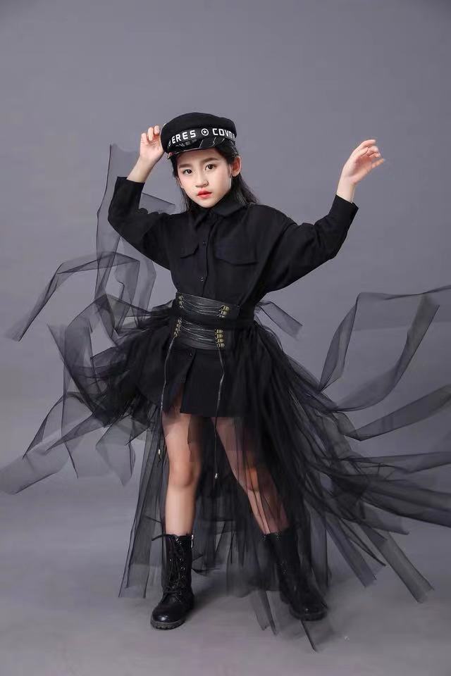 Terno preto infantil meninas m - Summer Clothing Girls avaliação e preço