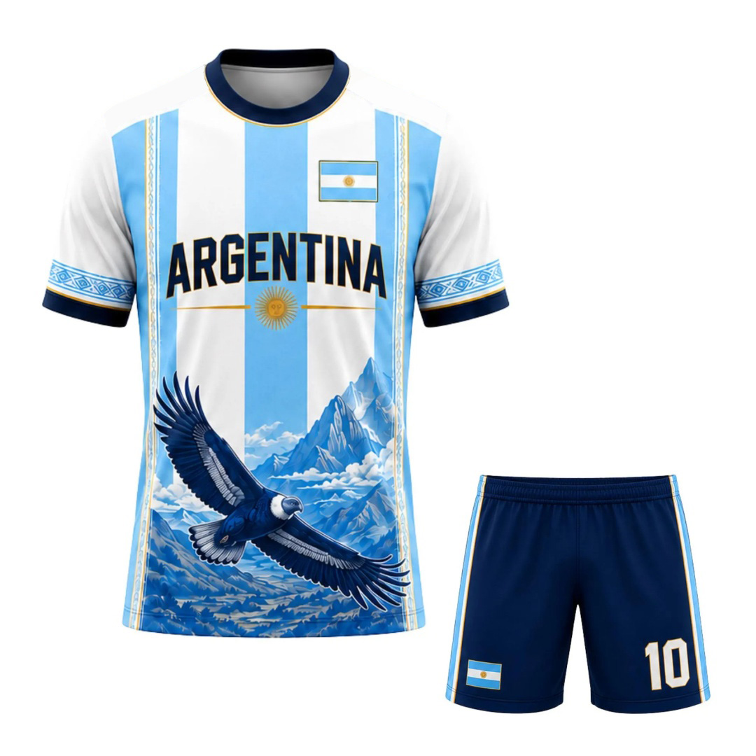 Camisa de Futebol Argentina 20 - Summer Games Clothing avaliação e preço