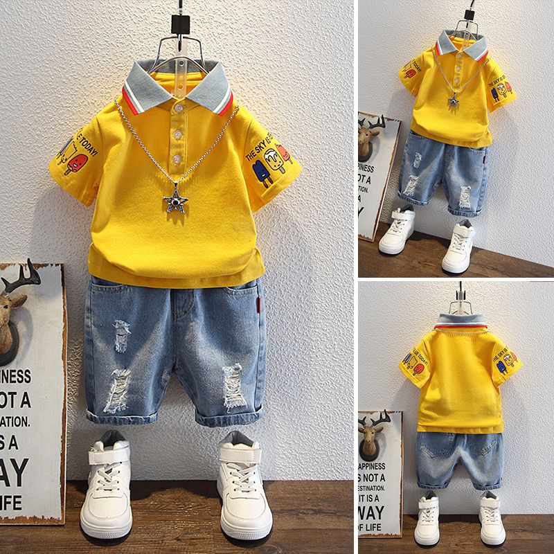 Meninos 2025 roupa de verão ca - Summer Clothing Reviews avaliação e preço