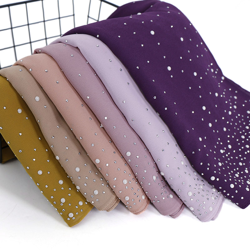 Novo liso diamante contas bolh - Summer Clothing Hijab avaliação e preço