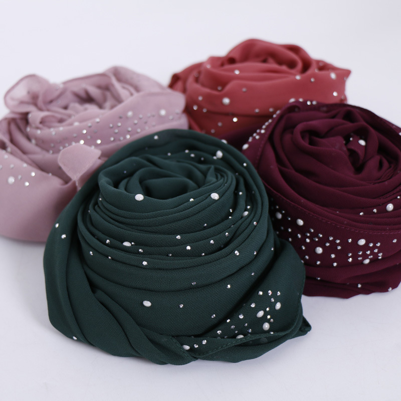 Novo liso diamante contas bolh - Summer Clothing Hijab avaliação e preço