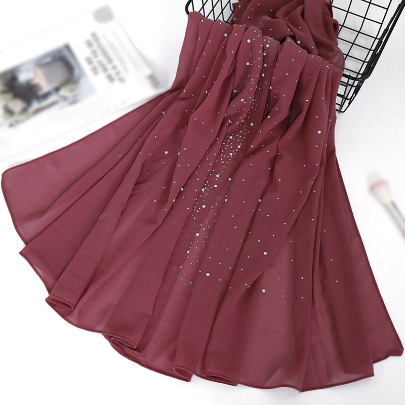 Novo liso diamante contas bolh - Summer Clothing Hijab avaliação e preço