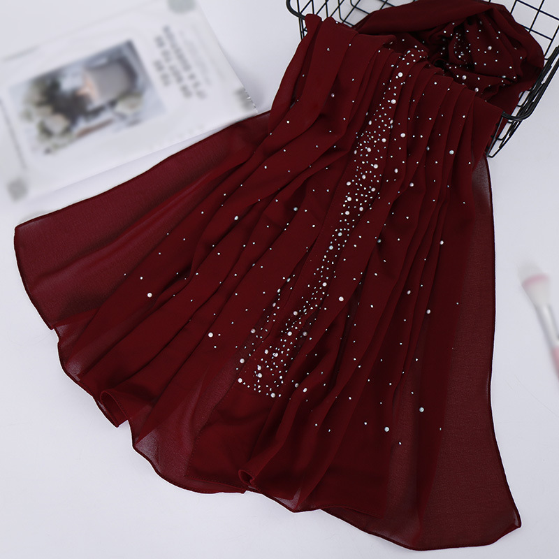 Novo liso diamante contas bolh - Summer Clothing Hijab avaliação e preço