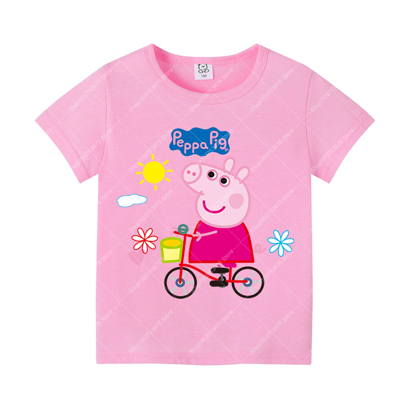 Camiseta de Algodão Fofa para  - Summer Clothing Girls avaliação e preço
