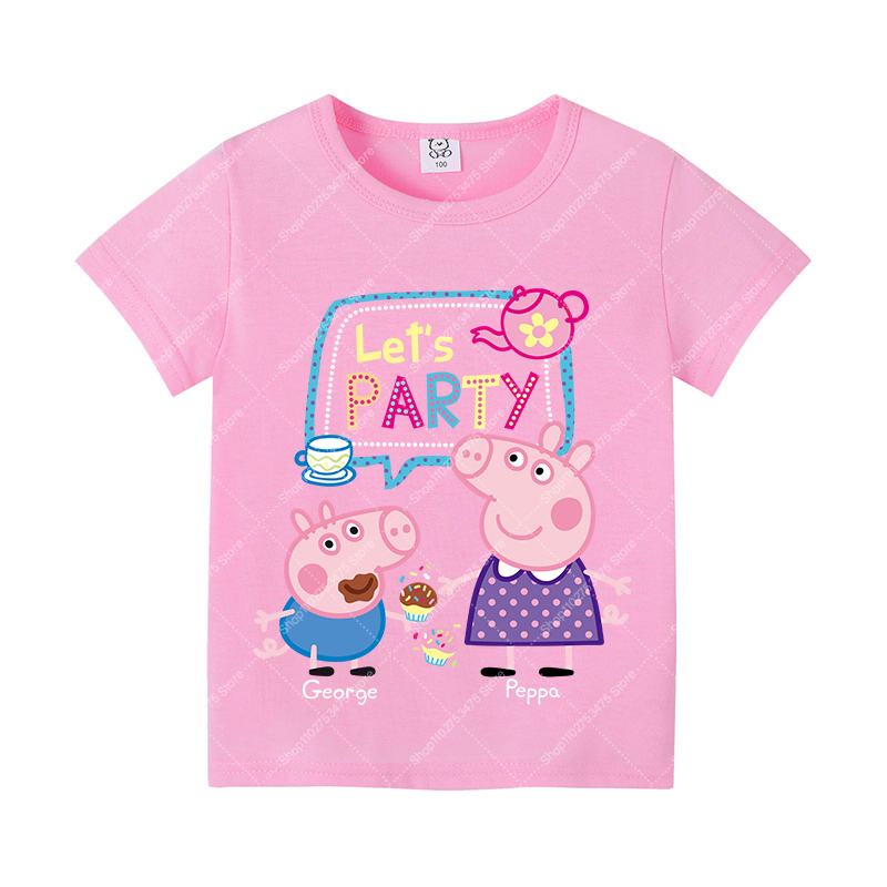 Camiseta de Algodão Fofa para  - Summer Clothing Girls avaliação e preço