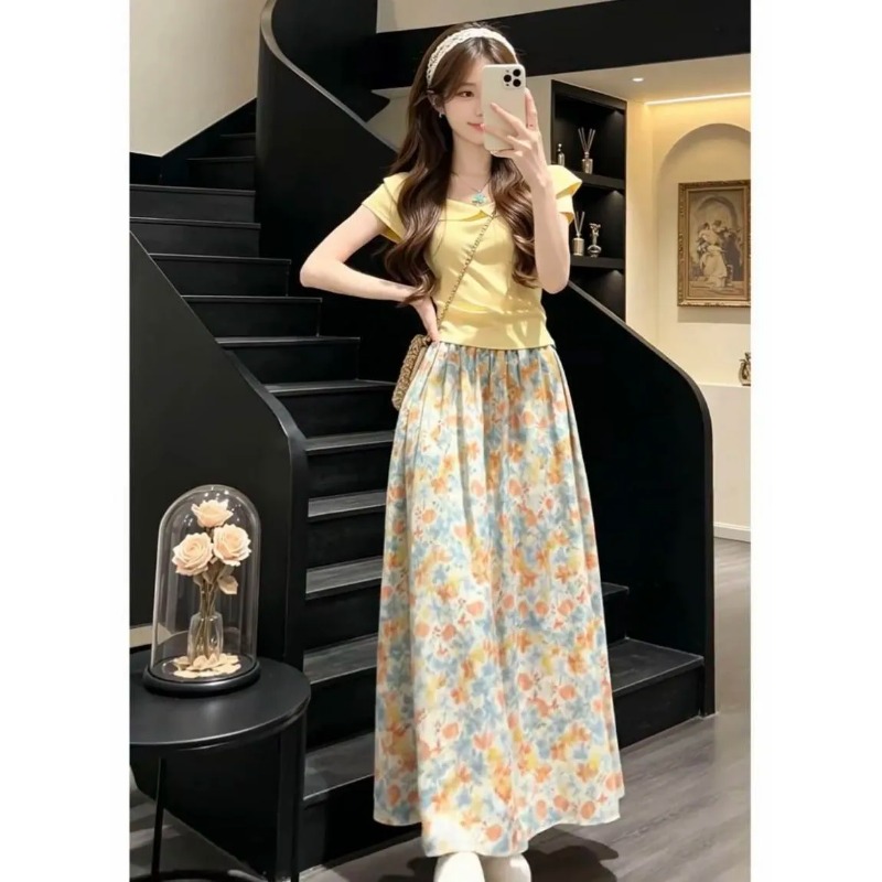 Conjunto Feminino Coreano Japo - Summer Clothing In Japan avaliação e preço