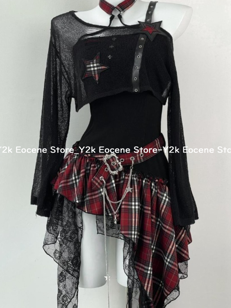 2000s y2k picante menina desig - Summer Clothing Y2K avaliação e preço