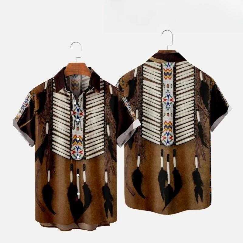 Camisas de Praia Estilo Étnico - Indian Summer Vintage Clothing avaliação e preço