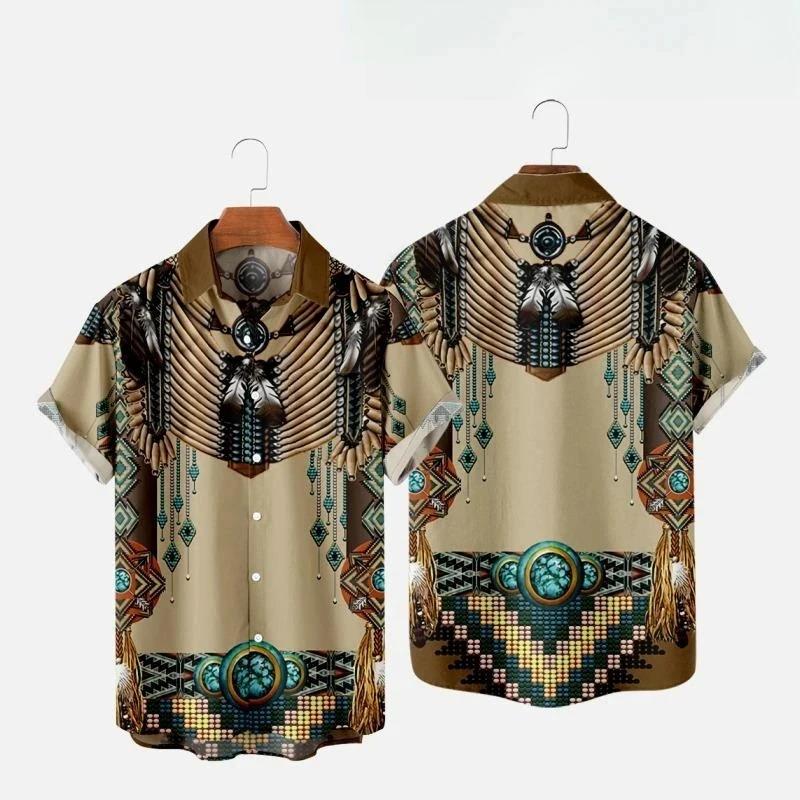 Camisas de Praia Estilo Étnico - Indian Summer Vintage Clothing avaliação e preço