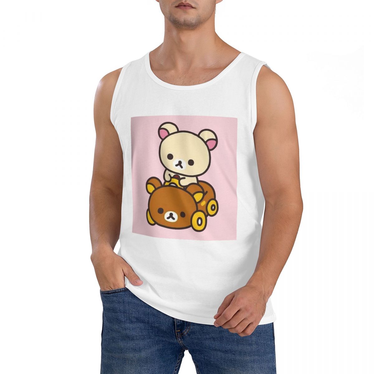 Camiseta sem mangas 100% algod - Summer Clothing Drive avaliação e preço
