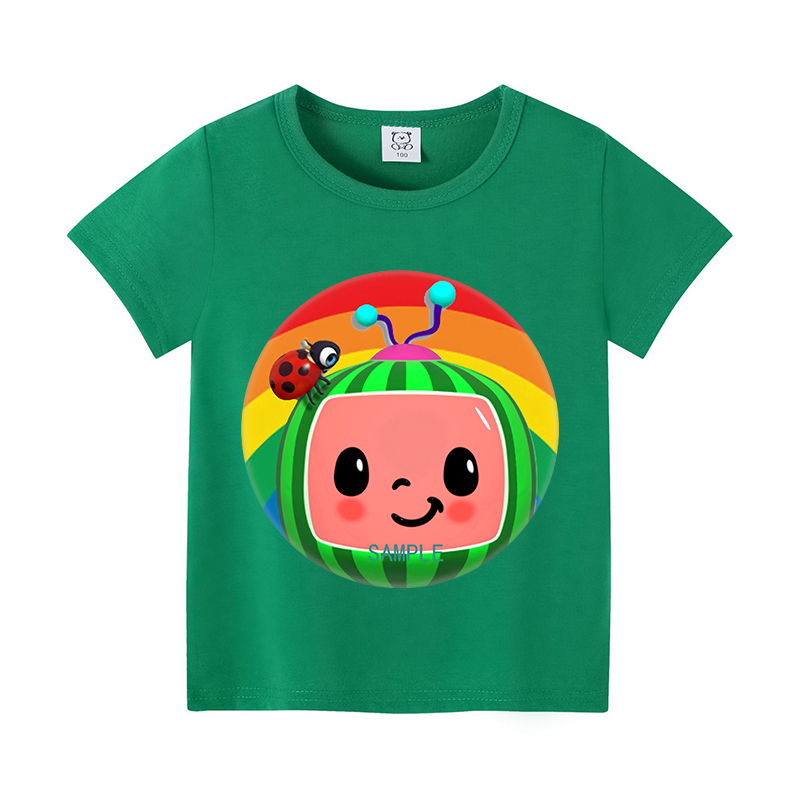 Cocomelons camisetas de bebê a - Summer Clothing Girls avaliação e preço