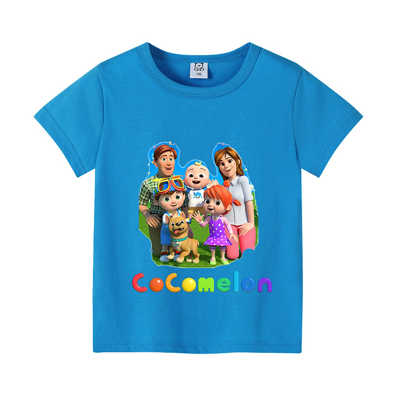 Cocomelons camisetas de bebê a - Summer Clothing Girls avaliação e preço